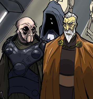 Plik:Po Nudo oprowadza Dooku i Ventress po stacji Skytop.jpg